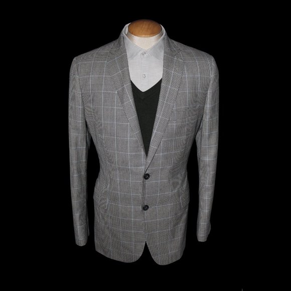 Brooks Brothers Fitzgerald Wool Silk Houndstooth - Picture 1 of 7